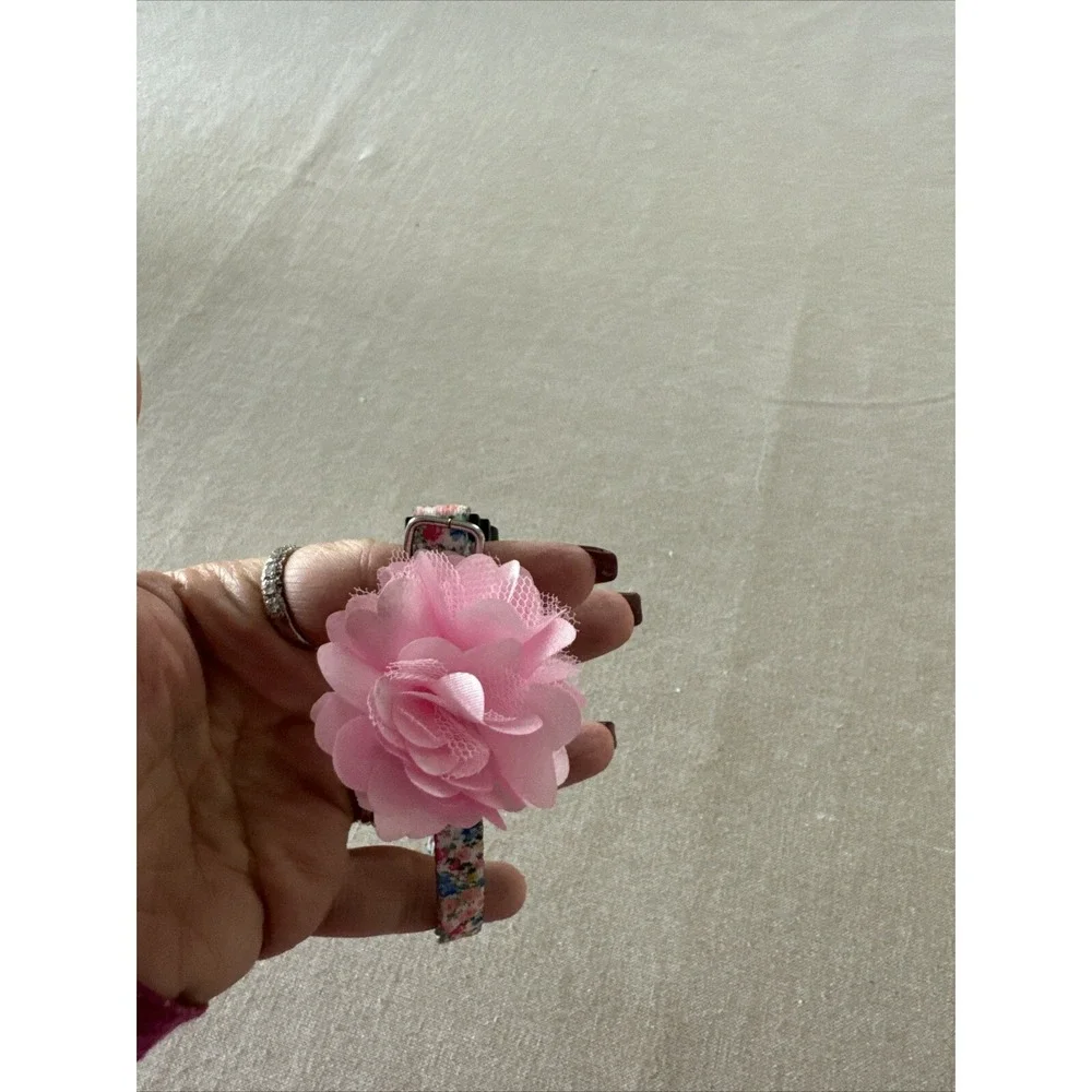 Pink Floral Kitten‎ Collar Break Away 9
